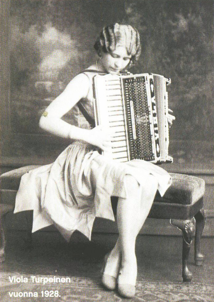 Woman Accordion