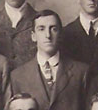 Kenneth Berridge Wood with the British Isles team in 1910