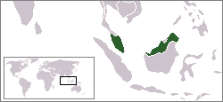 Localización de Malasia