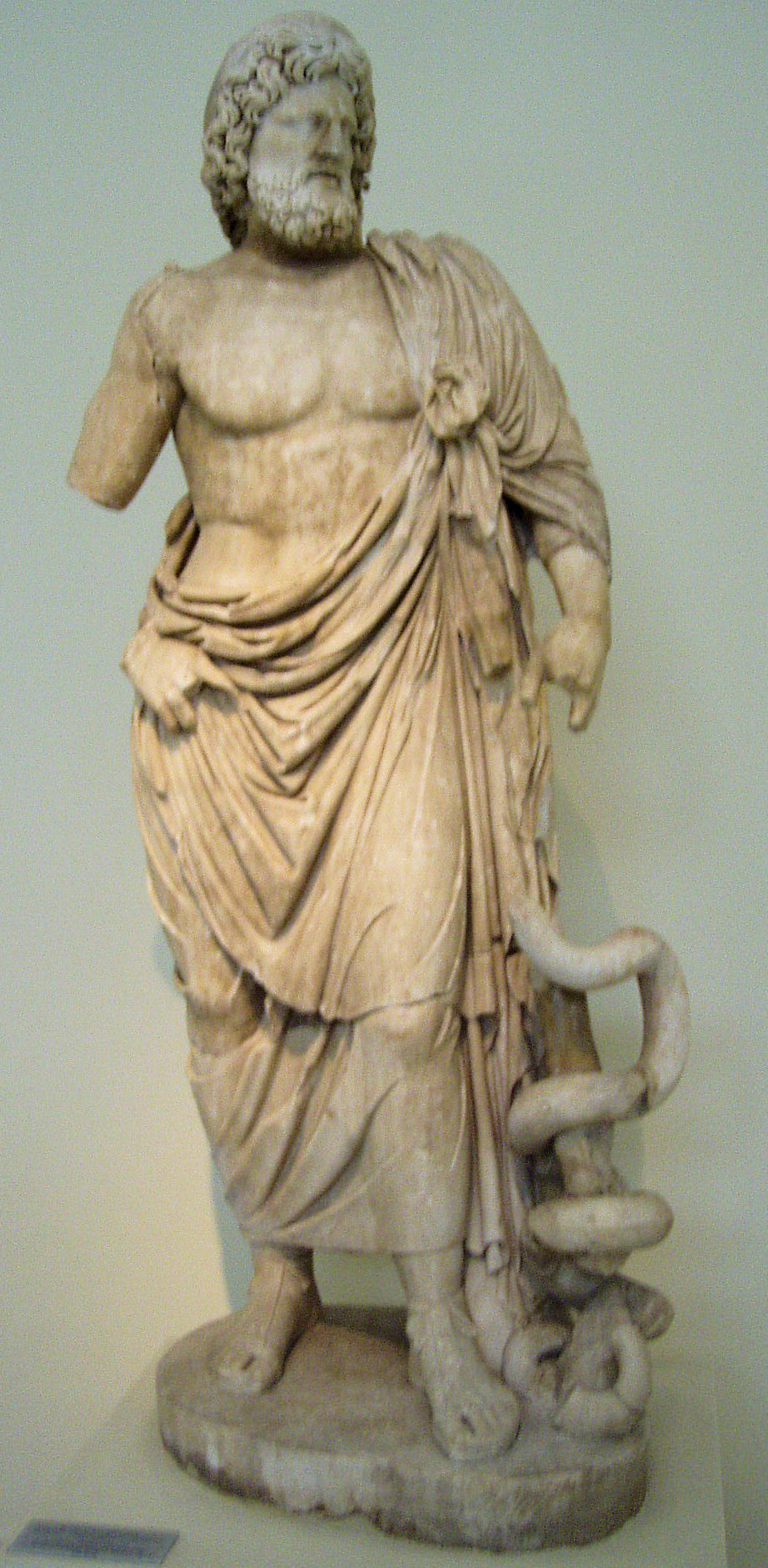 Asclepius statue