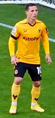 Daniel Podence (cropped) WolvesvManCitySeptember2022 2.jpg