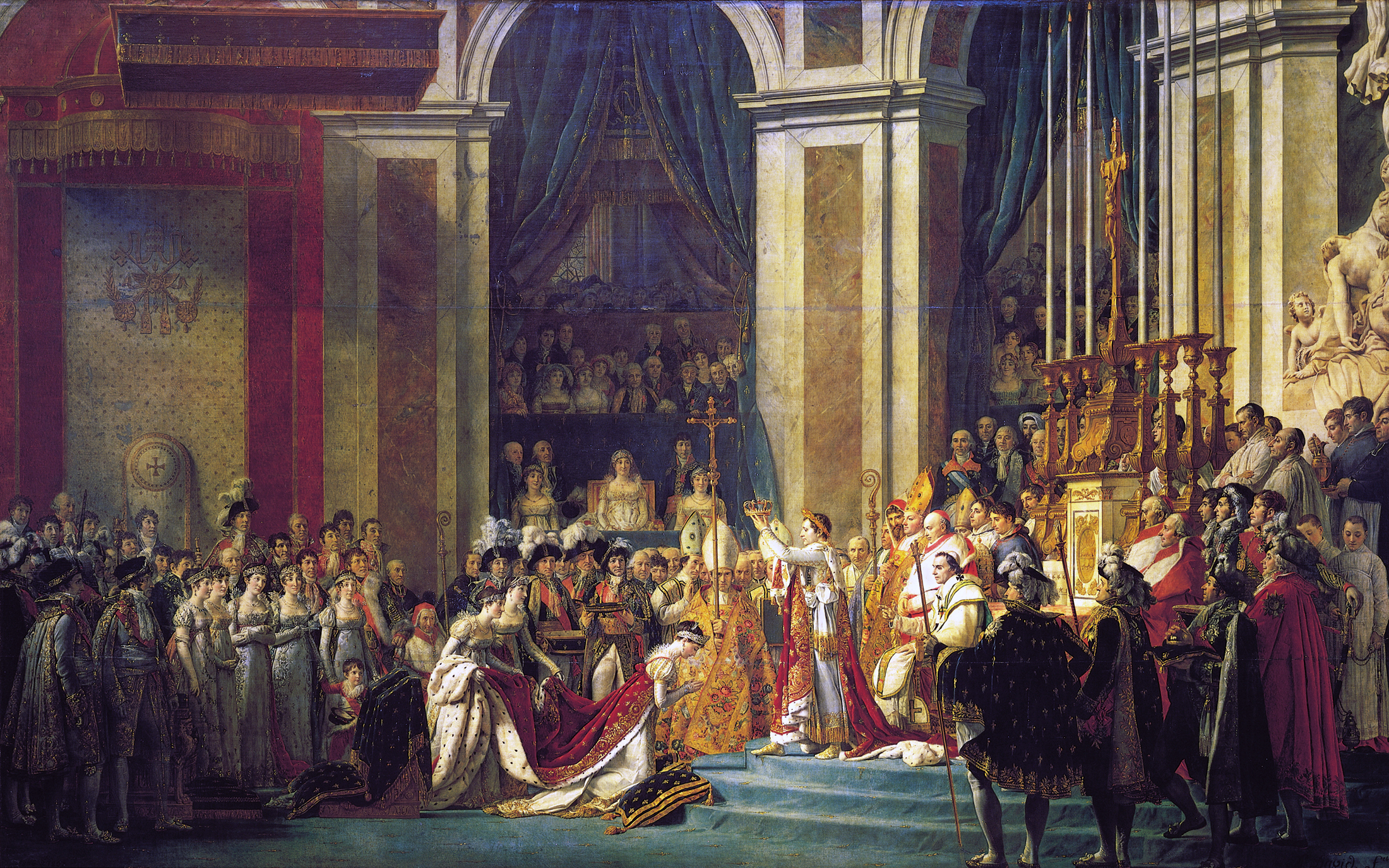 Le Sacre de l'Empereur Jacques-Louis_David,_The_Coronation_of_Napoleon