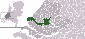 Localização de Roterdão nos Países Baixos