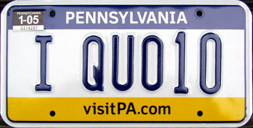 Font Used On Pennsylvania Drivers License