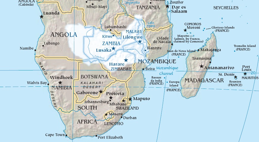 Zambezi river basin