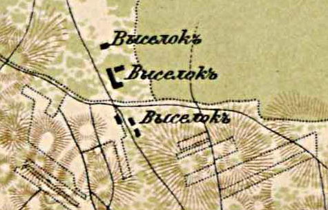 Выселки на месте будущей деревни Эдази. 1885 год