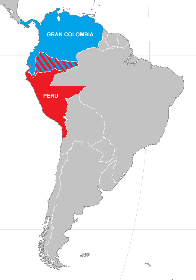 map of colombia. map of colombia in south