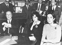 Jorge Luis Borges, Beatriz Guido y Marta lynch