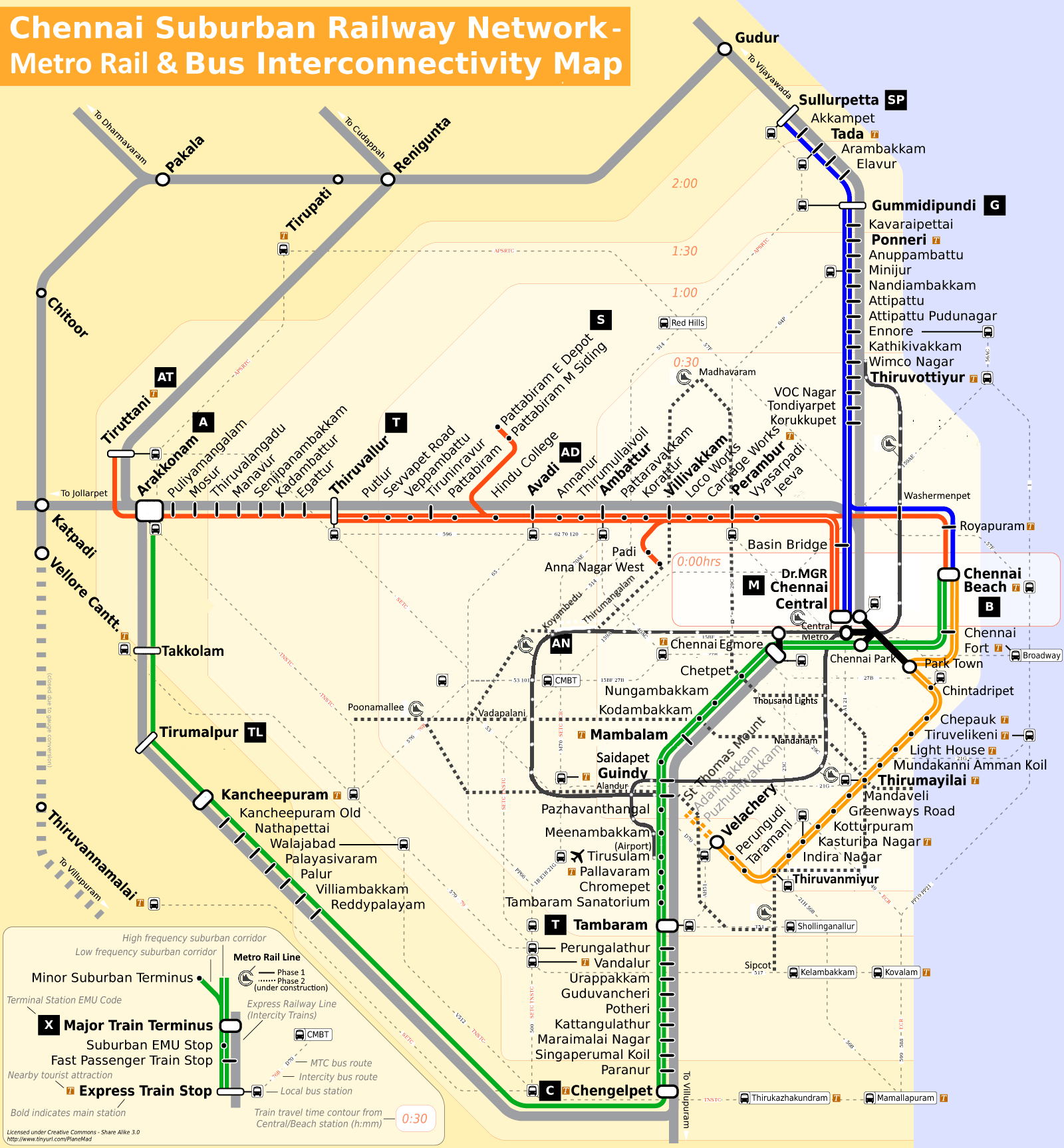 Mumbai Local Train Route Map