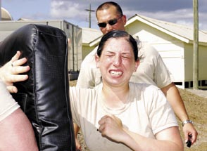 Pepper spray training in Guantanamo