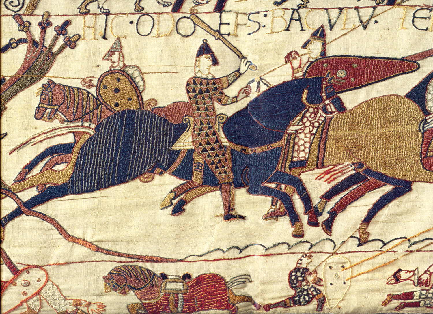 In the Bayeux Tapestry, the riders are clearly wearing spurs.