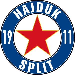 English: Historic logo of the HNK Hajduk Split...