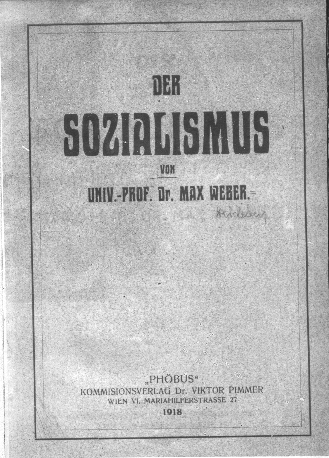 Max Weber Books