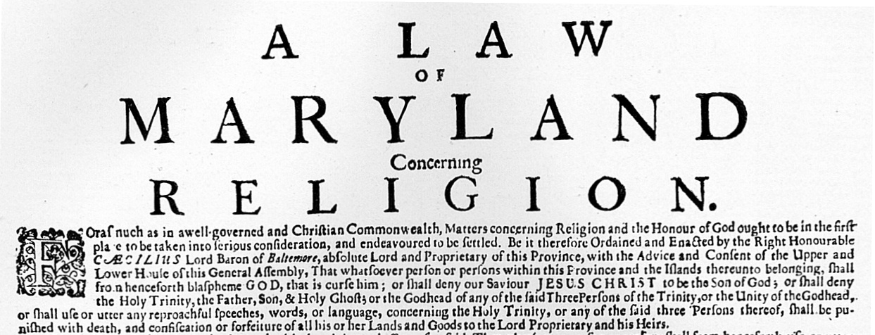 Maryland’s Protestant Revolution and the Problem of Religious Freedom