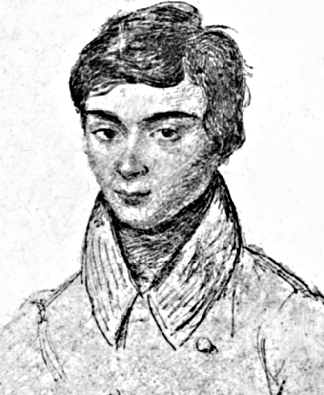 Galois age fifteen, drawn by a classmate.