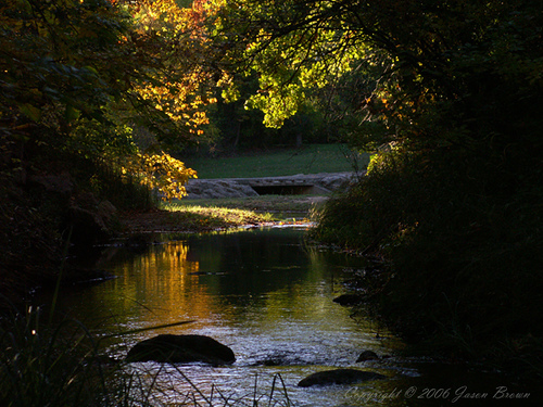File:Travertine creek fall evening.jpg