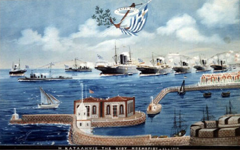 Greece takes Chios
