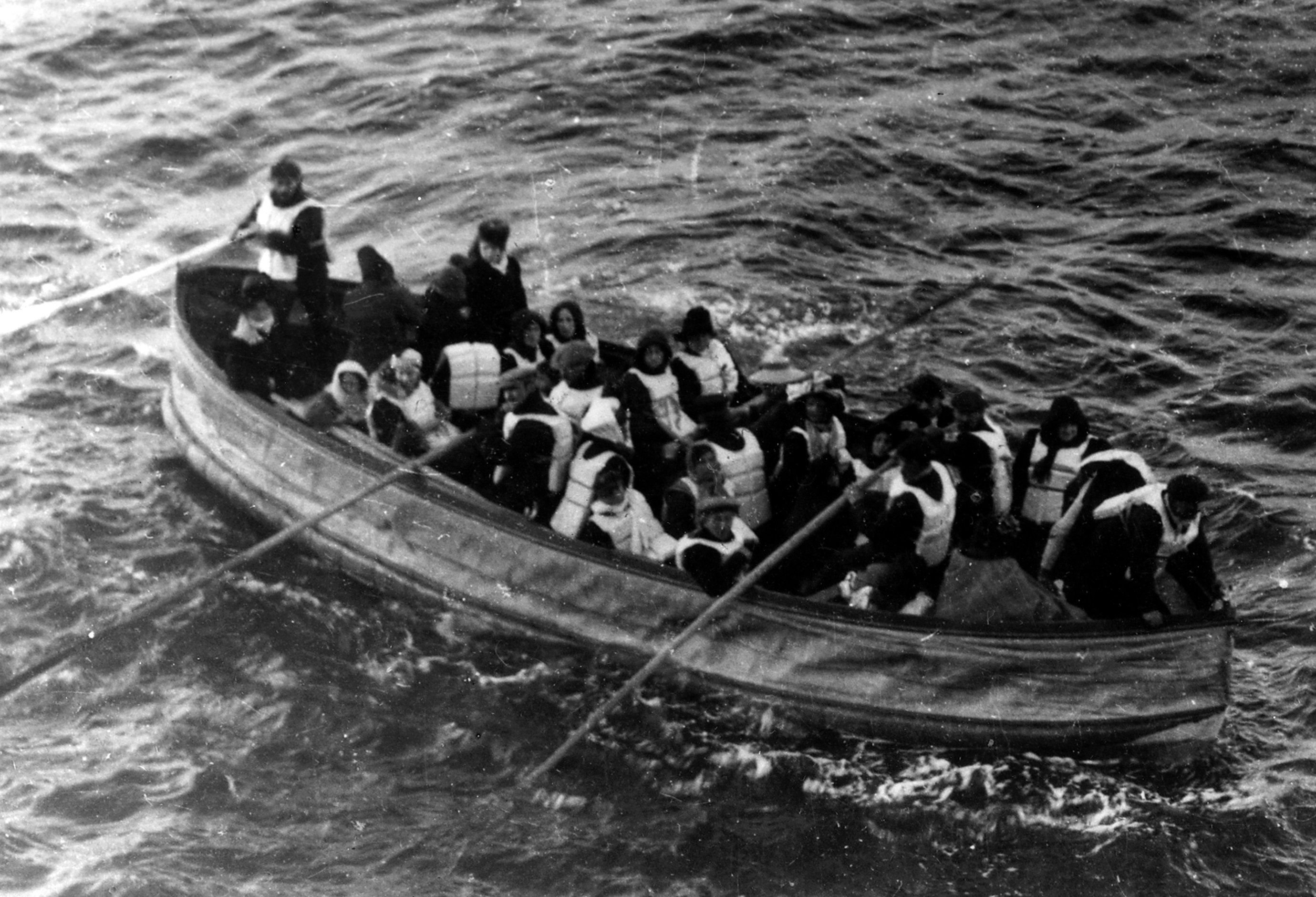 Lifeboat like the one which rescued Elsie Bowerman