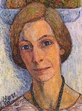 Портрет С. Мархлевской работы Генриха Фогелера. 1922 г.