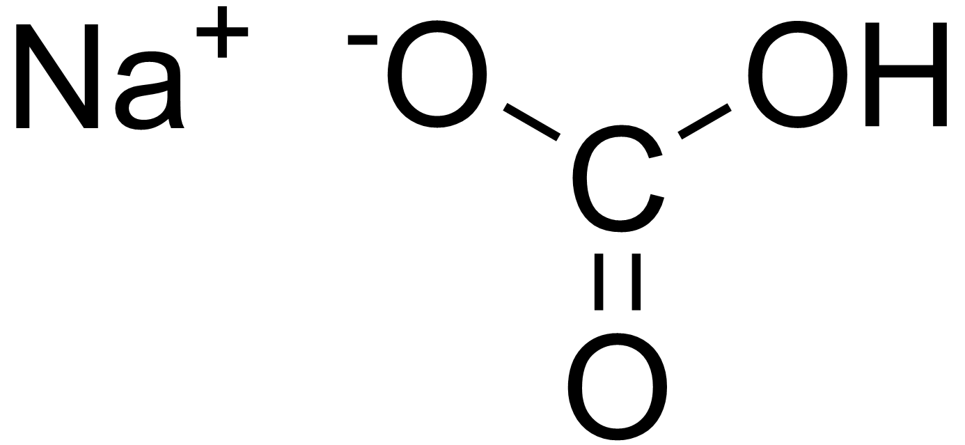 「化学式　炭酸水素ナトリウム」の画像検索結果