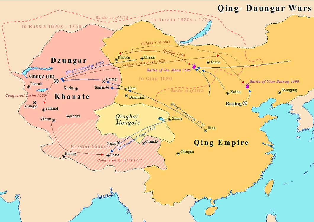 Dzungar–Qing Wars