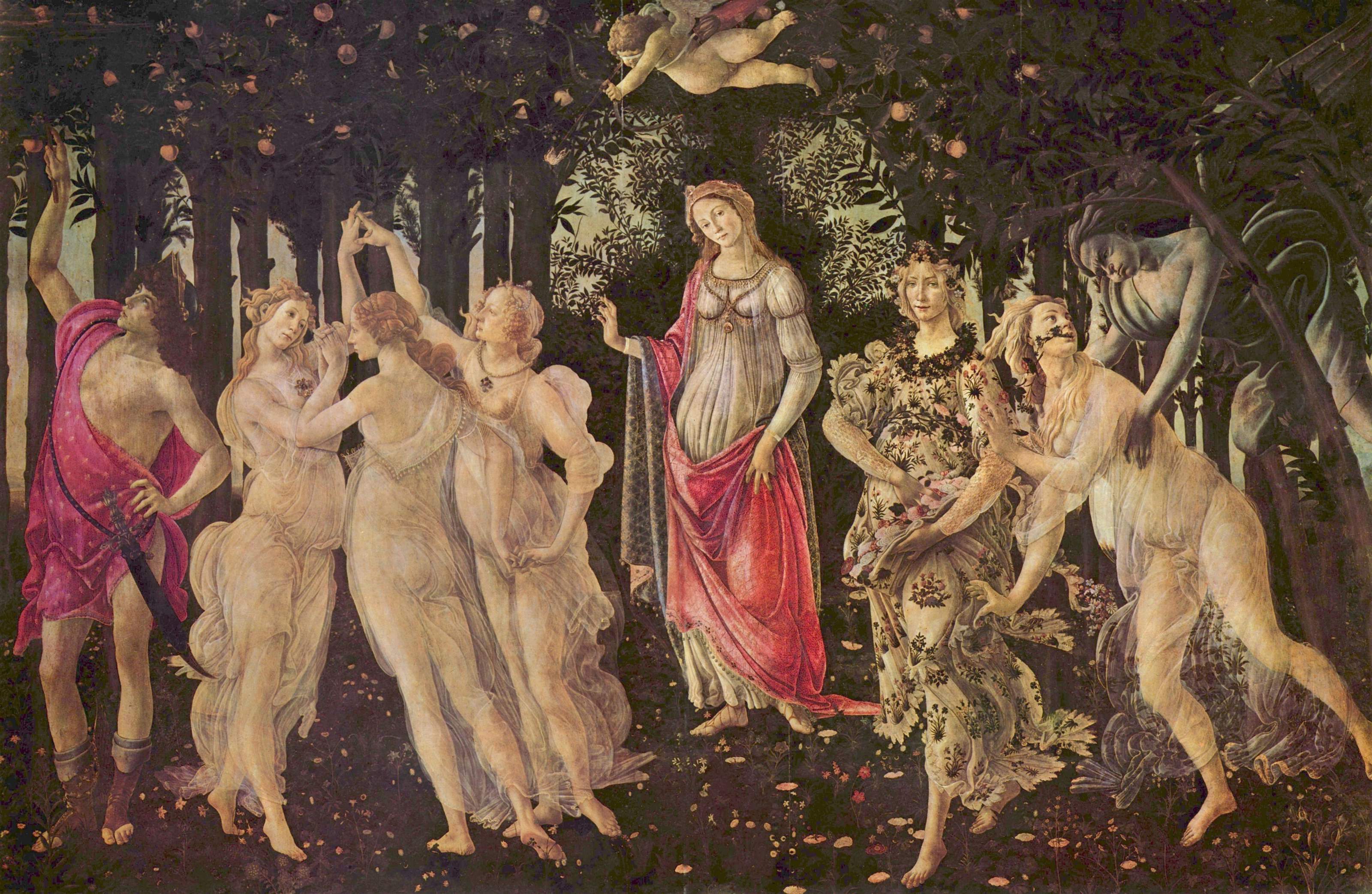la Primavera Sandro Botticelli 春 波提切利