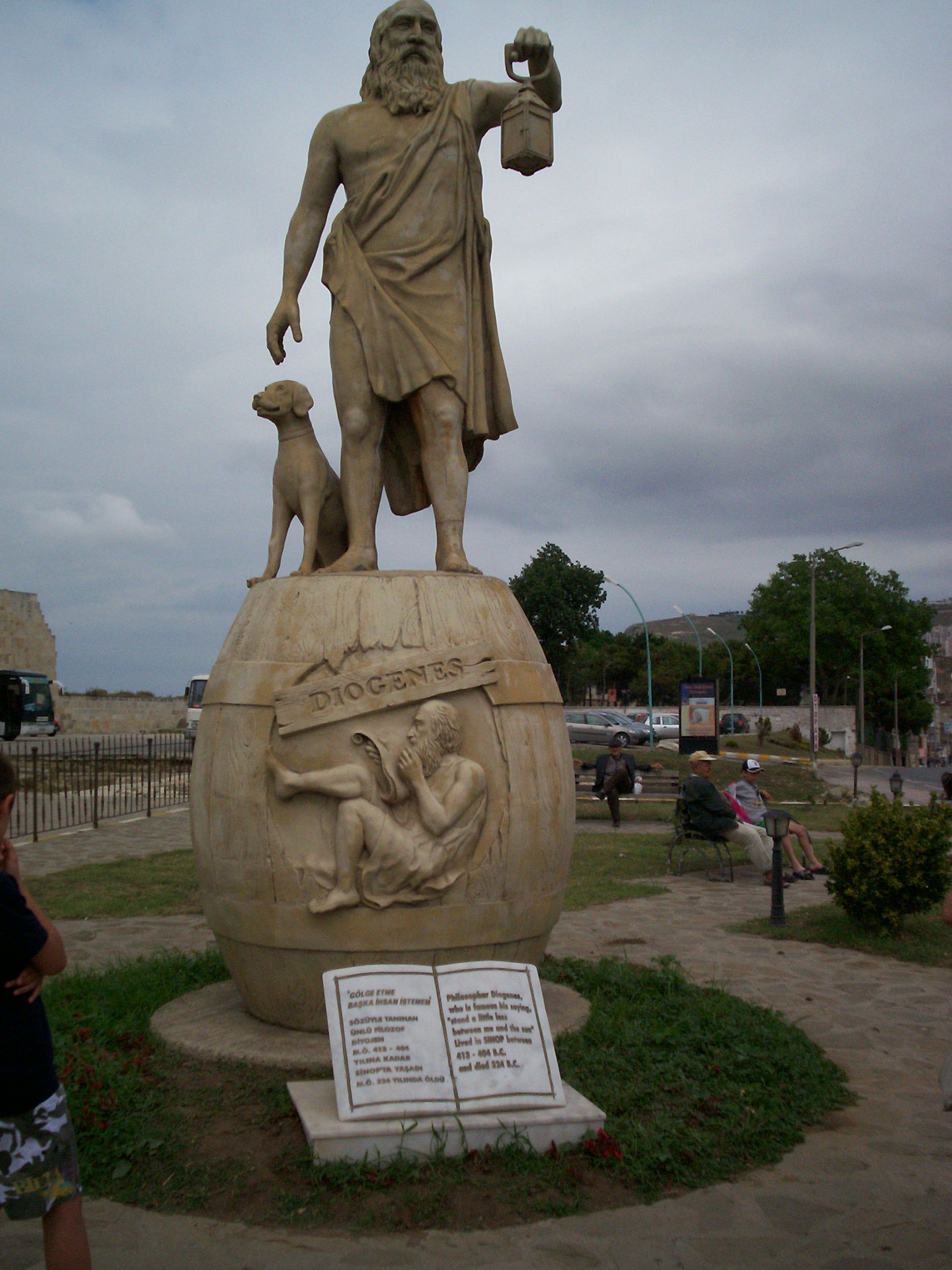 Diogenes of Sinope statue