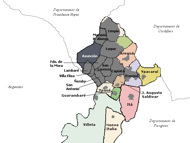 Ver Mapa De La Ciudad De San Lorenzo Paraguay