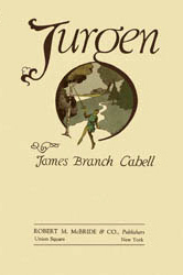 English: dust-jacket of Jurgen by James Branch...