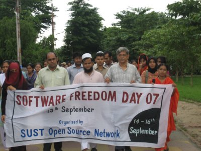 video editing software history
 on File:Software freedom day 07.jpg - Wikipedia, the free encyclopedia
