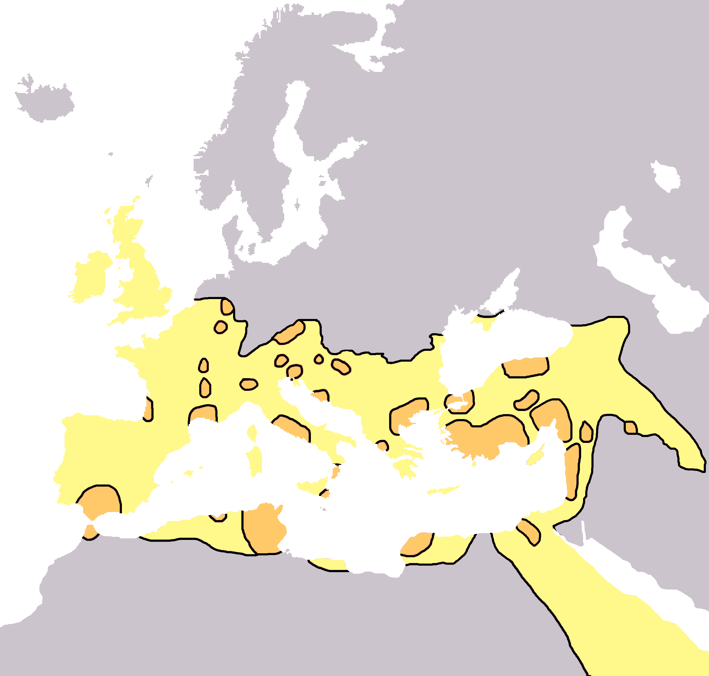 Map Of Europe North Africa