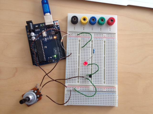 Arduino pot och transistor