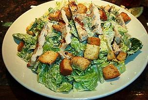 Caesar salad at Nichols Restaurant in Marina d...