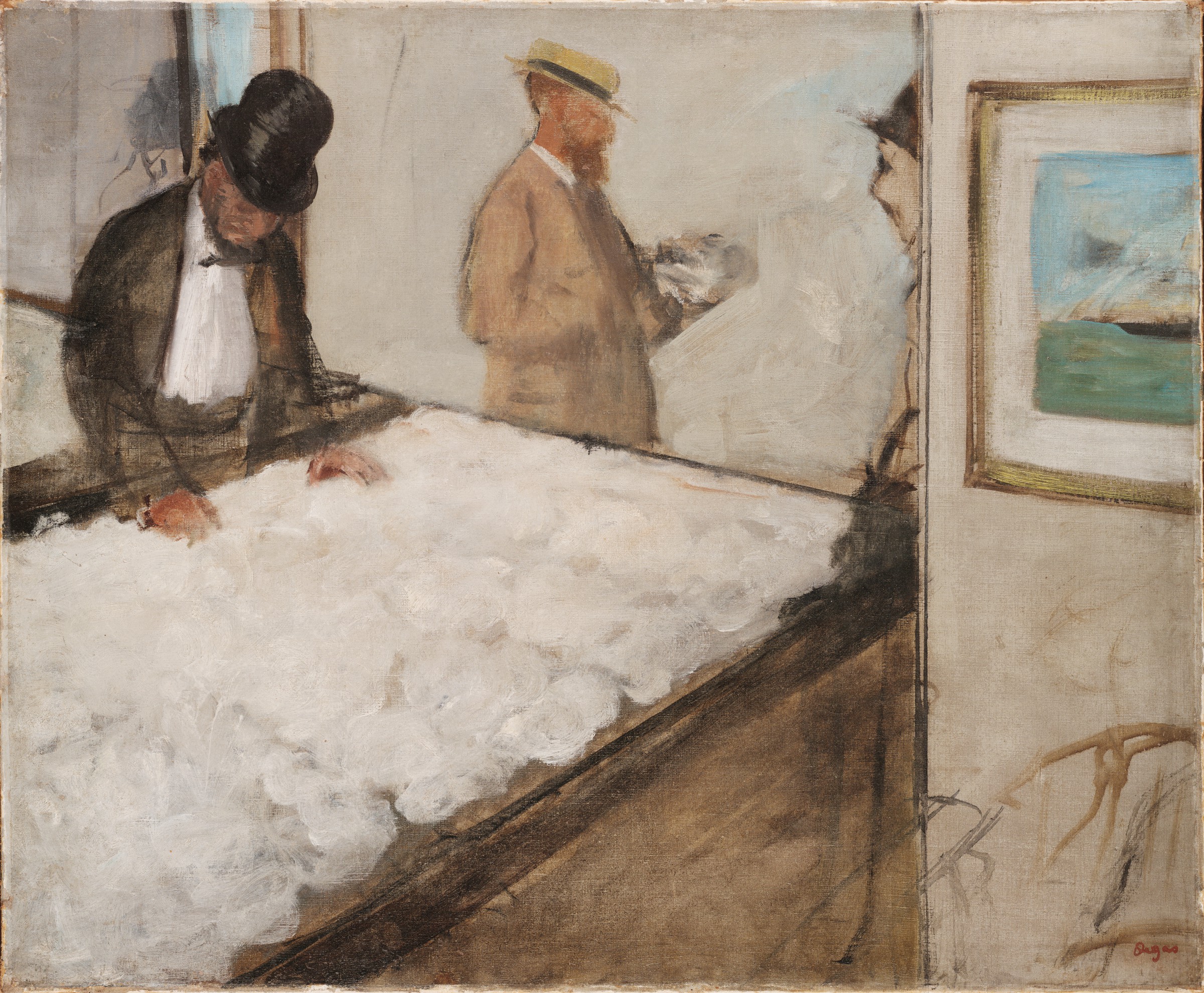 Cotton Merchants in New Orleans by Edgar Degas 1873