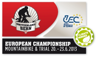 Logo der Mountainbike-Europameisterschaften 2013