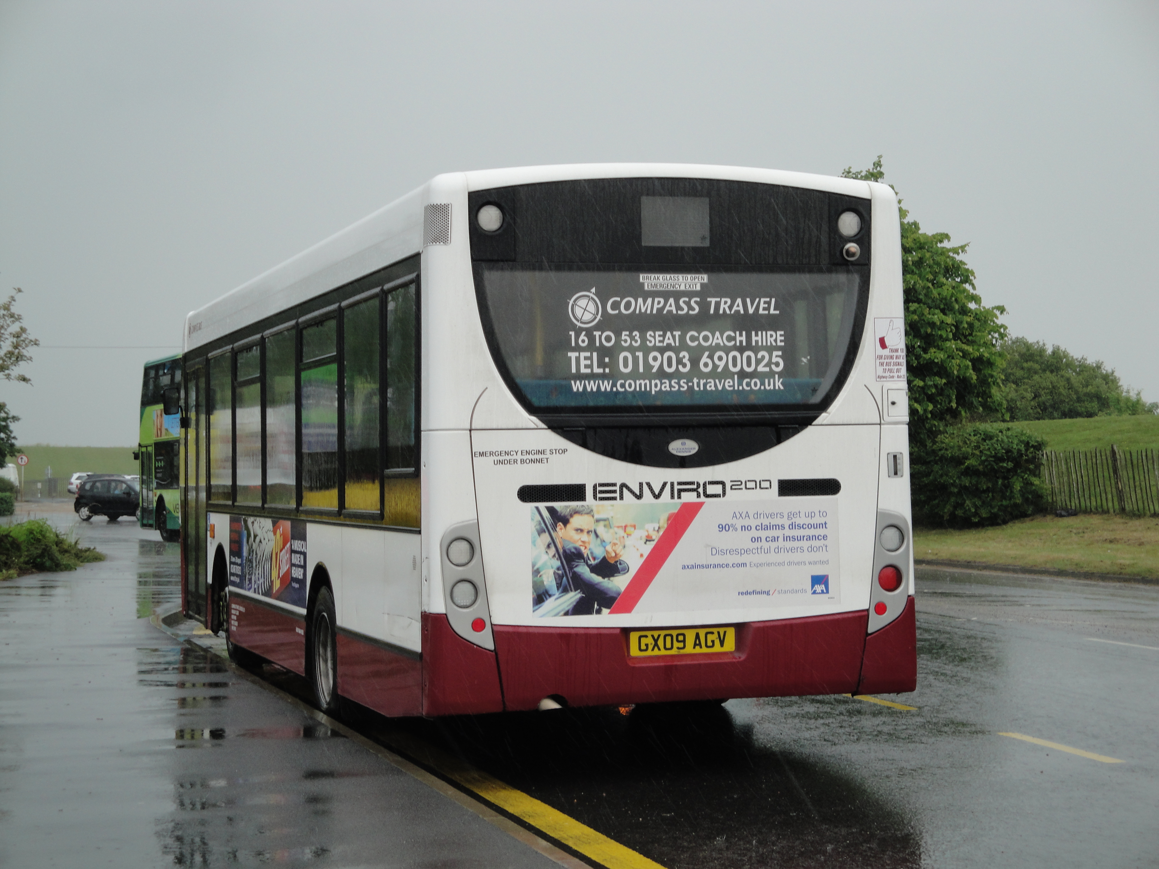 rear of bus