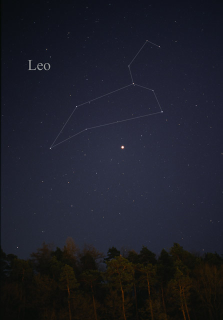 who discovered the constellation leo the lion