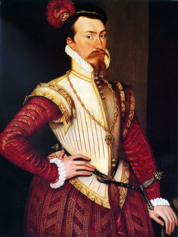 Robert Dudley prick 1560s slotted probably leather.