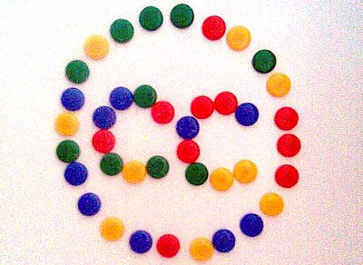 Creative Commons Logo in Candy