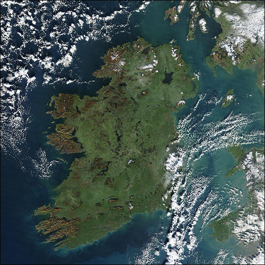 Irland er kjent som den grønne øya