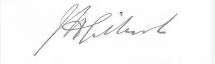 Joseph Henry Gilbert signature