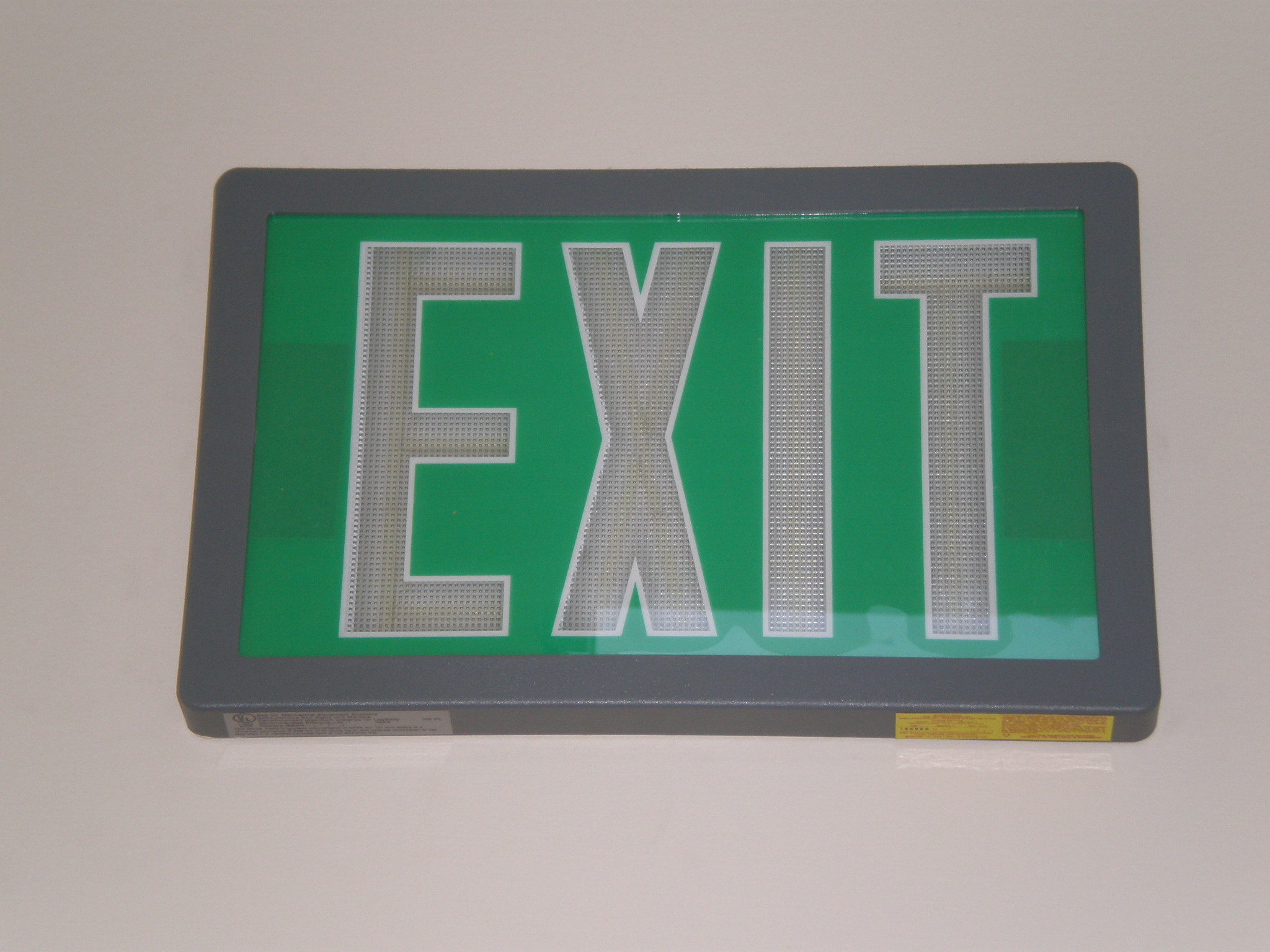 Exit Sign Size