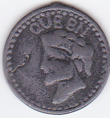queen on coin