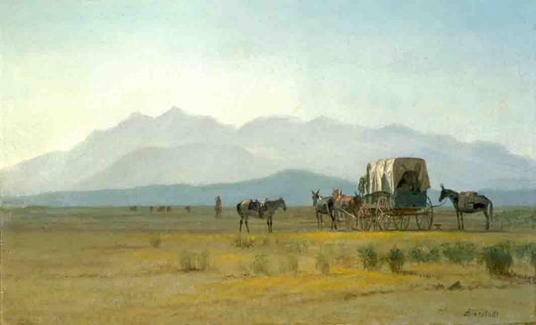 Wagon in the Rockies 