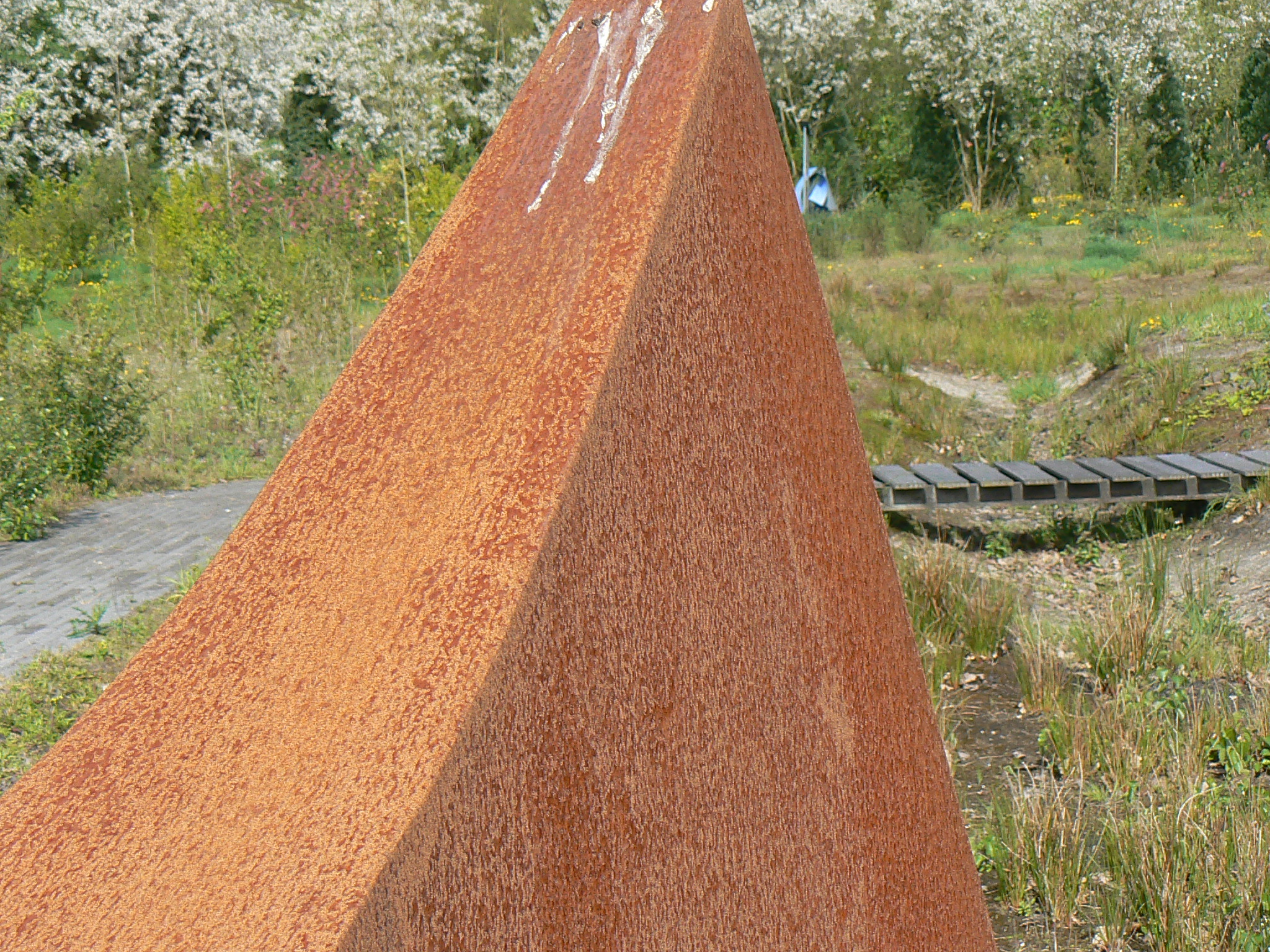 corten steel outline