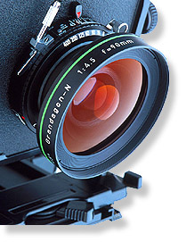 Large format camera lens