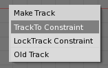 Select TrackTo Constraint
