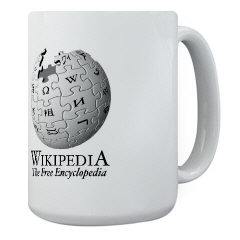 Uma caneca Wikipédia