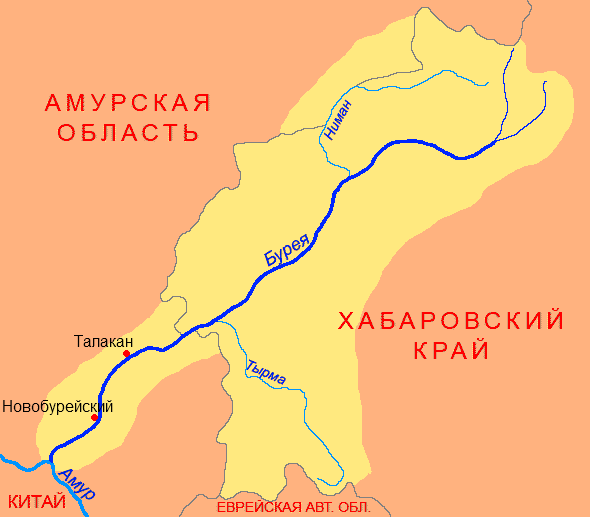 アムール 川 地図
