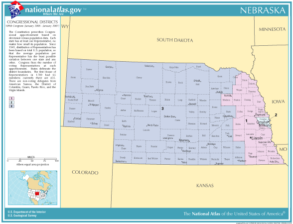 Nebraska Congressional Districts